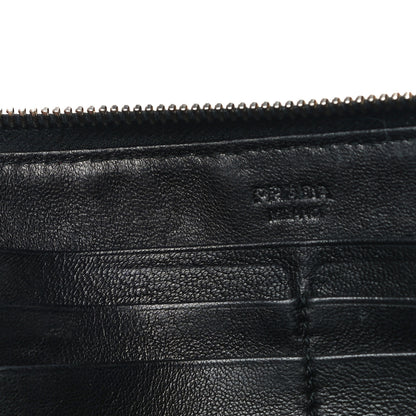 Prada Nappa Gaufre Zip Around Wallet Black 13 of 23