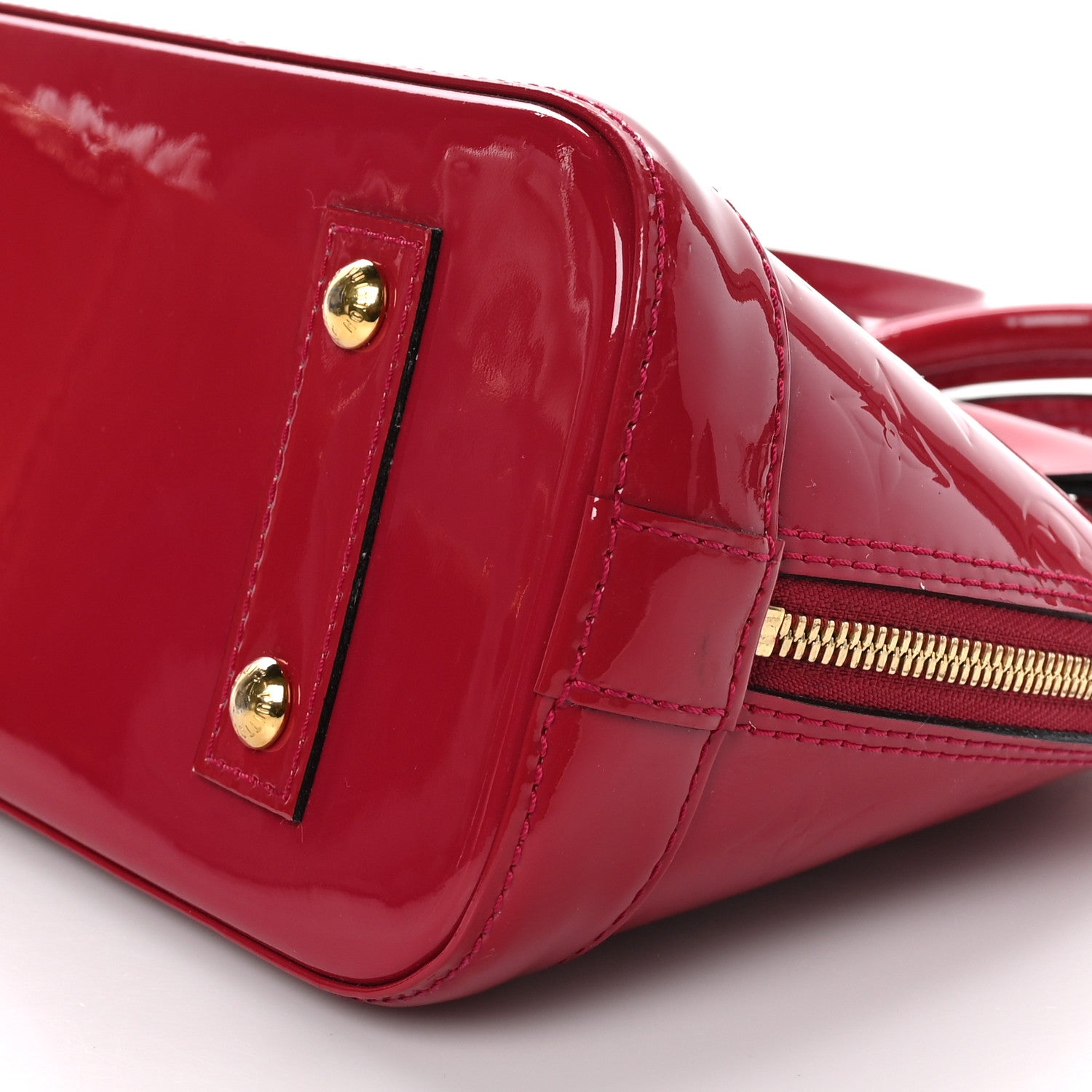 Louis Vuitton Vernis Alma BB Rose Indien 9 of 11