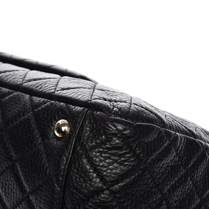 Chanel Calfskin Quilted XXL Travel Flap Bag Black 12 of 12