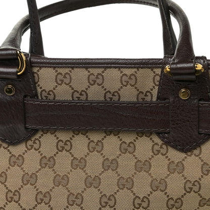 Gucci Monogram Medium GG Running Tote Dark Brown 16 of 19