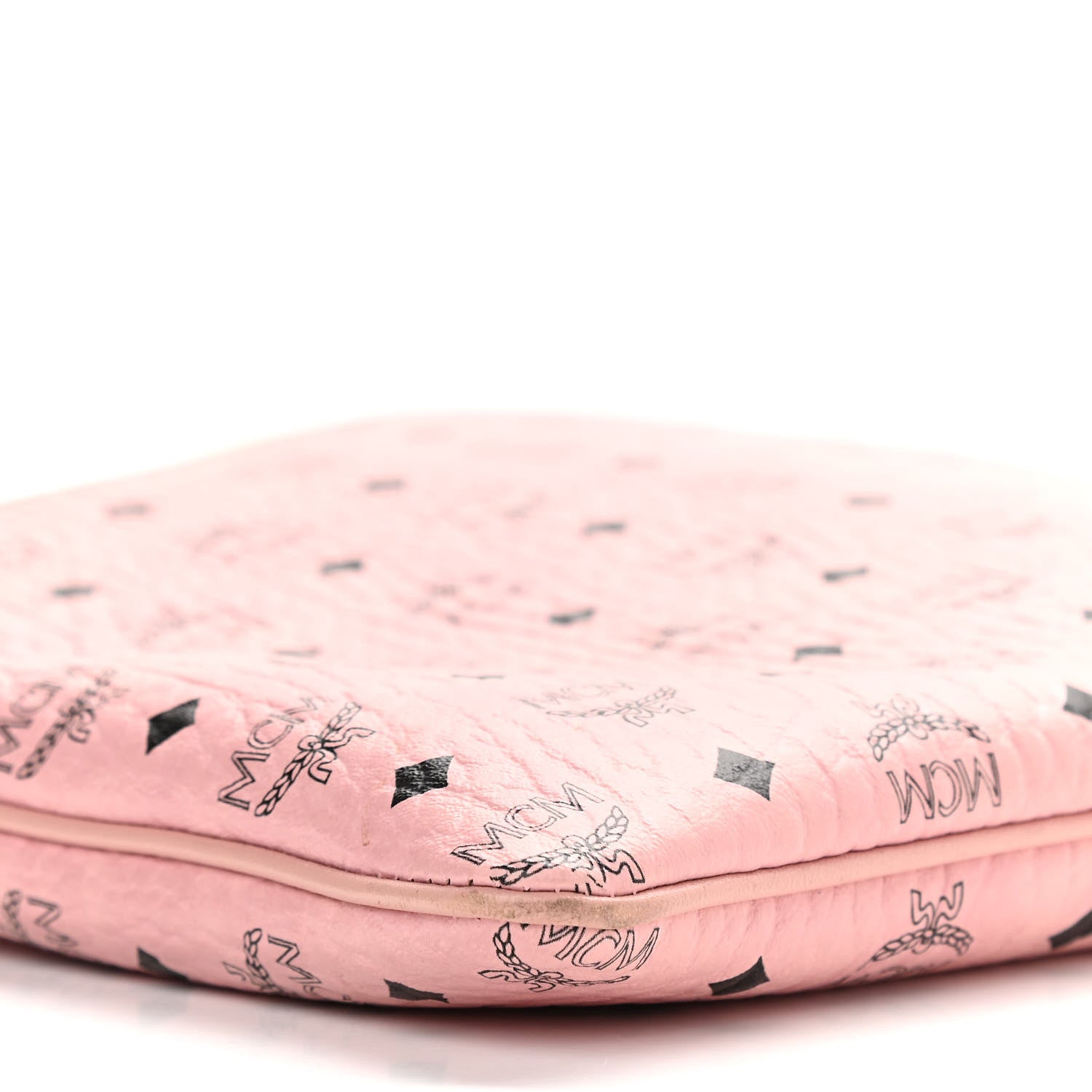 MCM Visetos Medium Crossbody Pouch Soft Pink 9 of 10