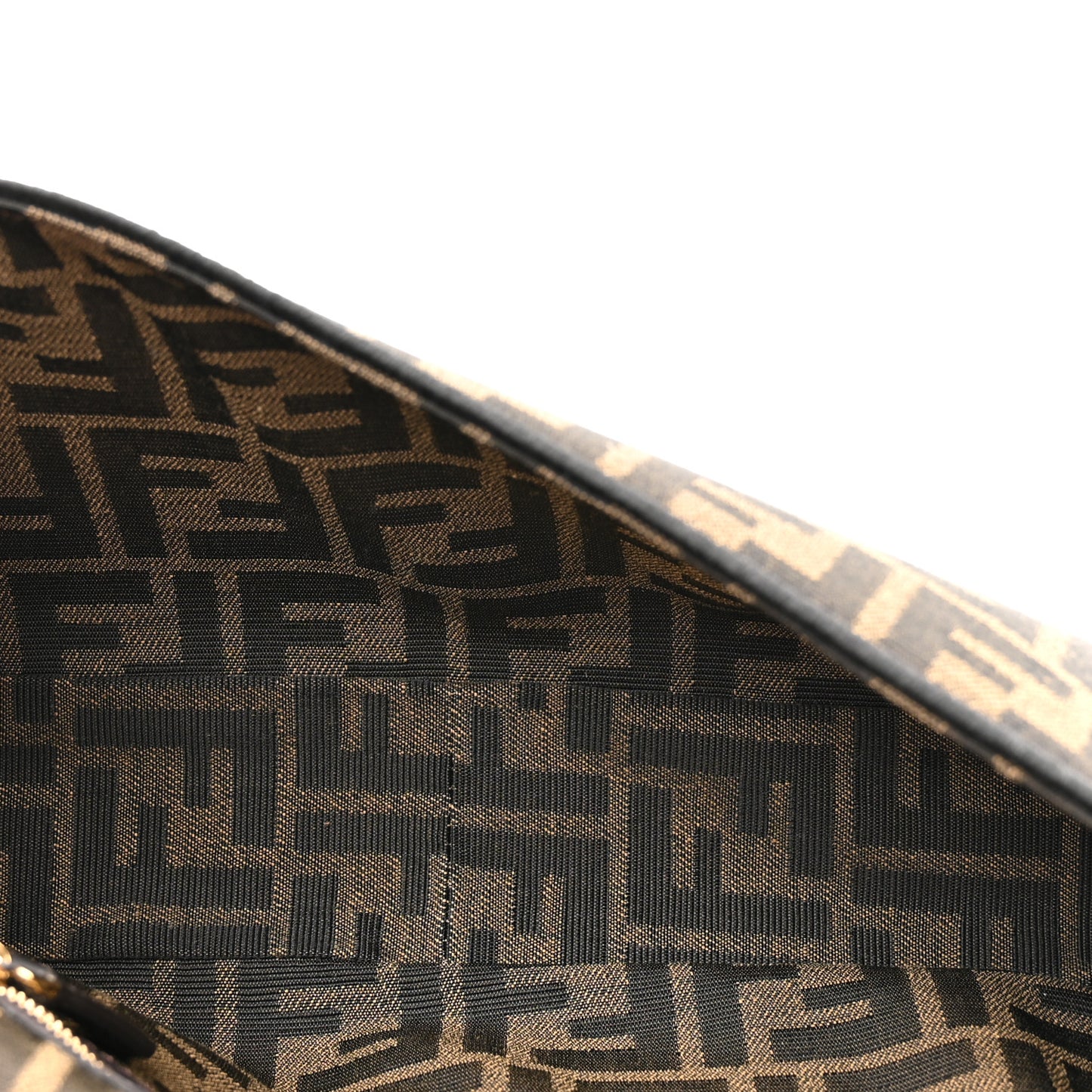 Fabric Jacquard FF 1974 Medium Baguette Tobacco Moro Black
