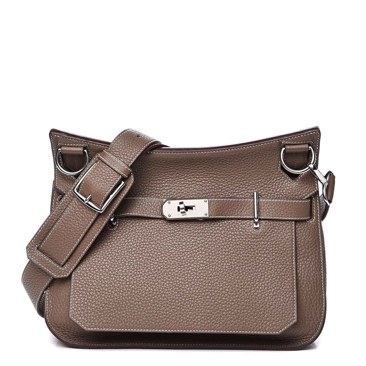 Hermes Taurillon Clemence Jypsiere 31 Etoupe 1 of 12