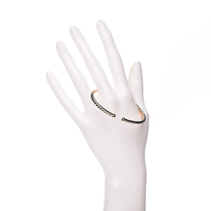 David Yurman 18K Rose Gold 4mm Cablespira Bracelet 2 of 4