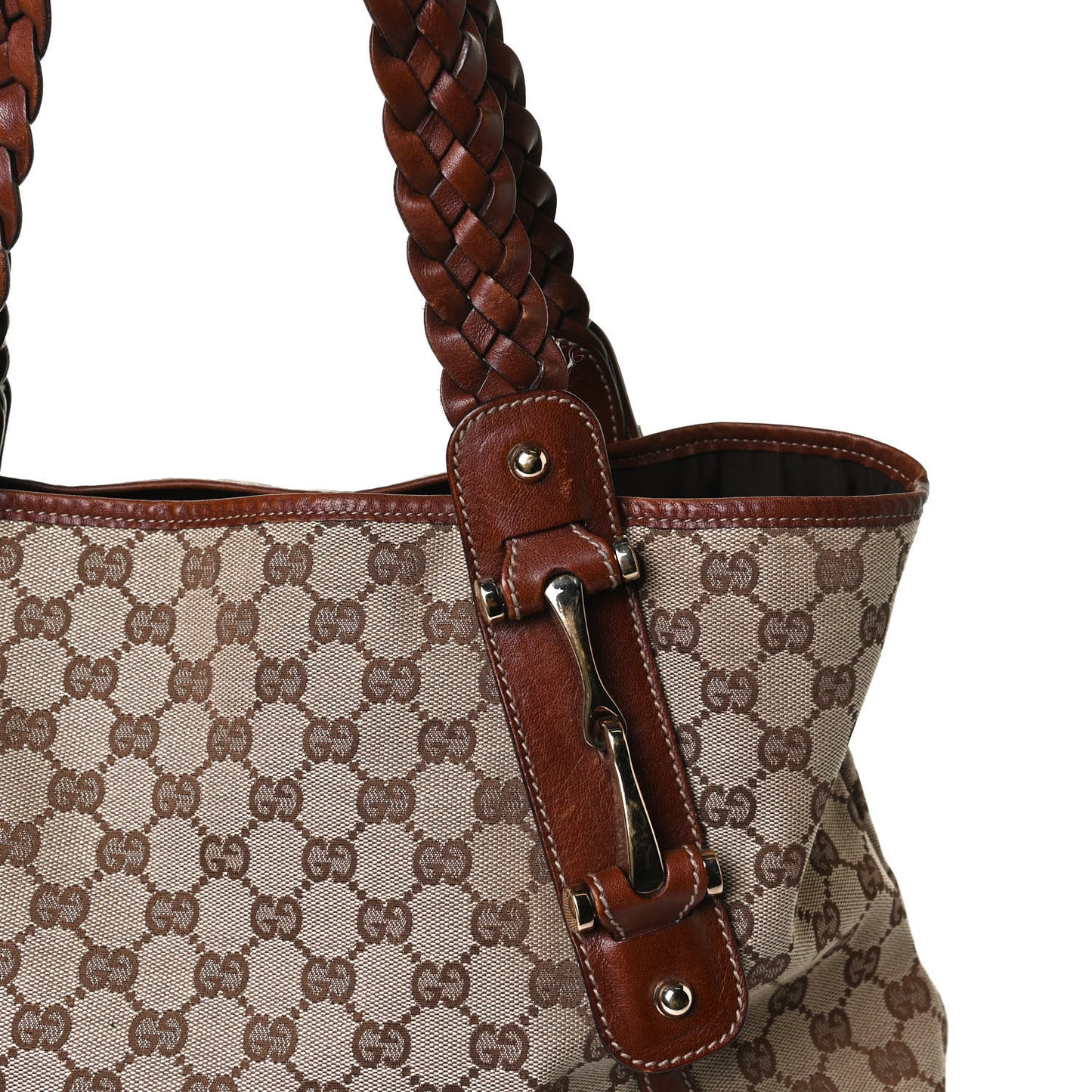 Monogram Medium Pelham Shoulder Bag Brown