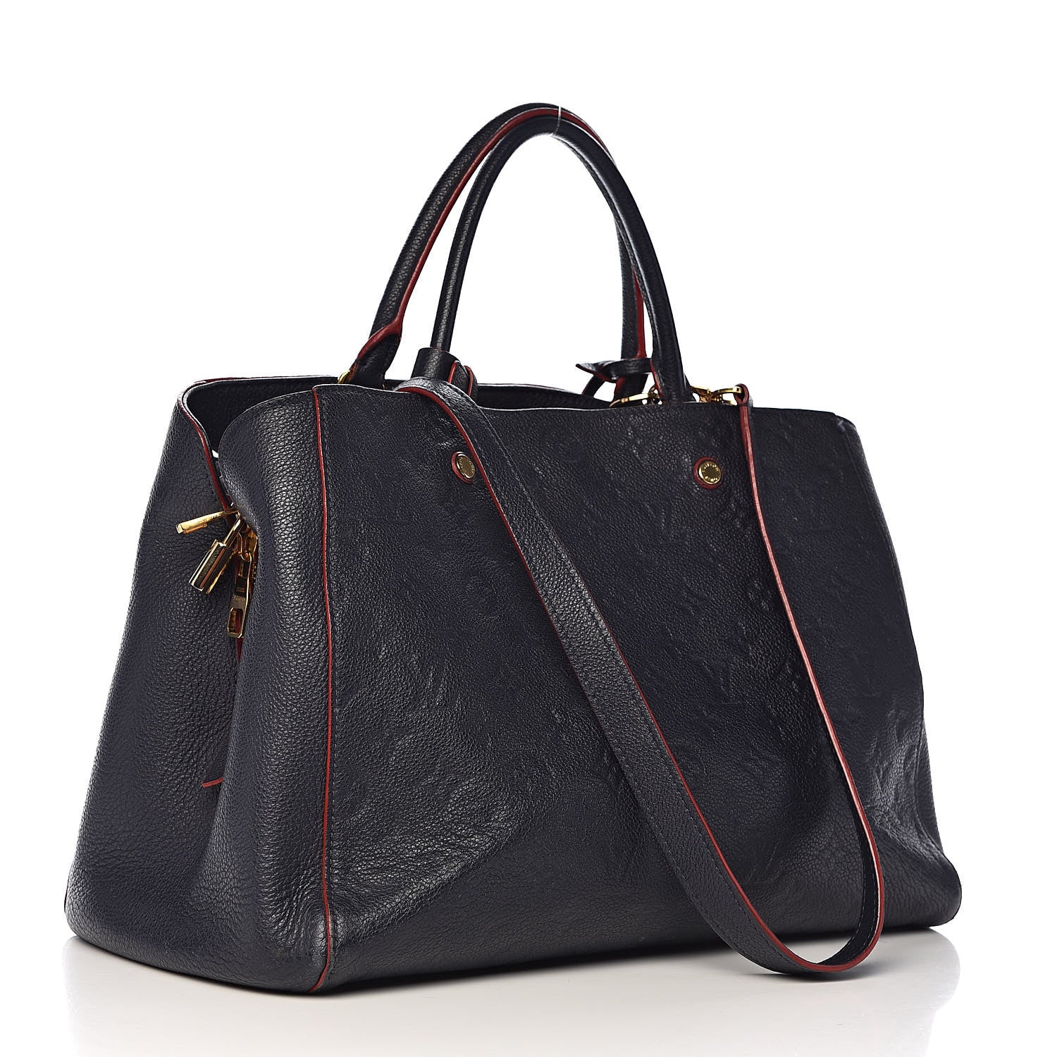 Louis Vuitton Empreinte Montaigne GM Marine Rouge 3 of 18