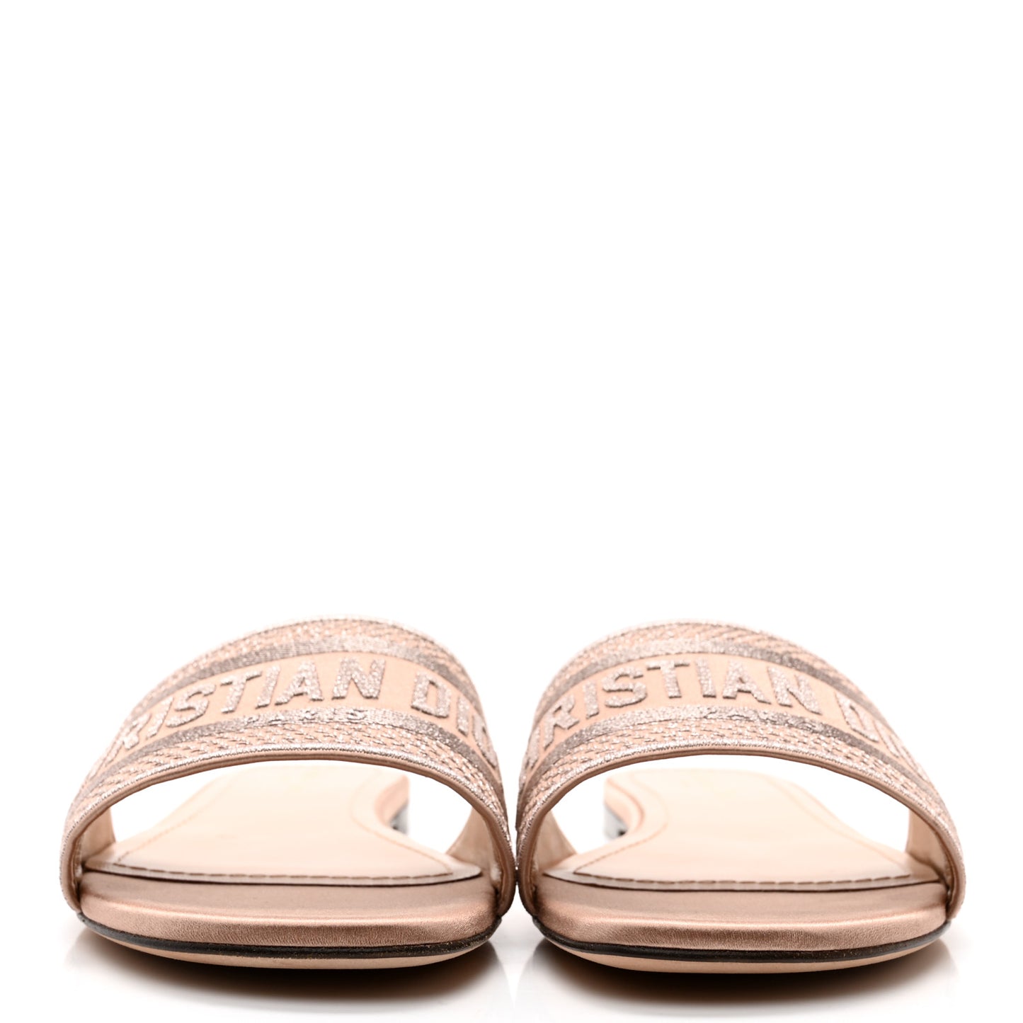 Cotton Embroidered Dway Mules Slide Sandals 41 Rose Des Vents