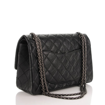 Chanel Aged Calfskin Quilted 2.55 Reissue 226 Flap Black 3 of 7