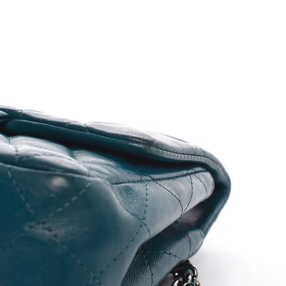 Chanel Lambskin Quilted Mini Rectangular Flap Turquoise 12 of 18