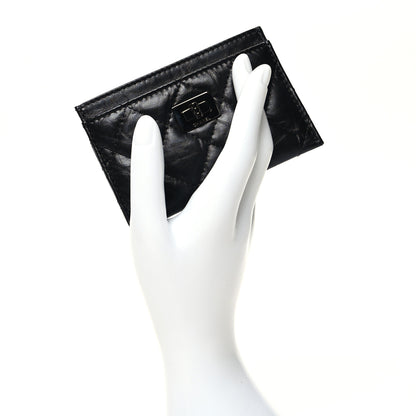 Chanel Aged Calfskin Quilted Reissue Card Holder Black 2 of 11