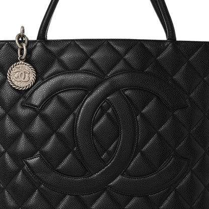 Chanel Caviar Quilted Medallion Tote Black 8 of 10
