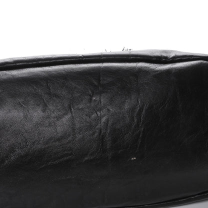 Chanel Tweed Lambskin Drawstring Tweedy Tote Black 5 of 8