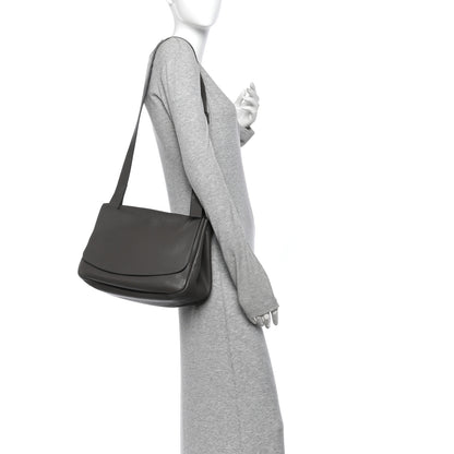 The Row Calfskin Small Mail Bag Ash Grey 2 of 12