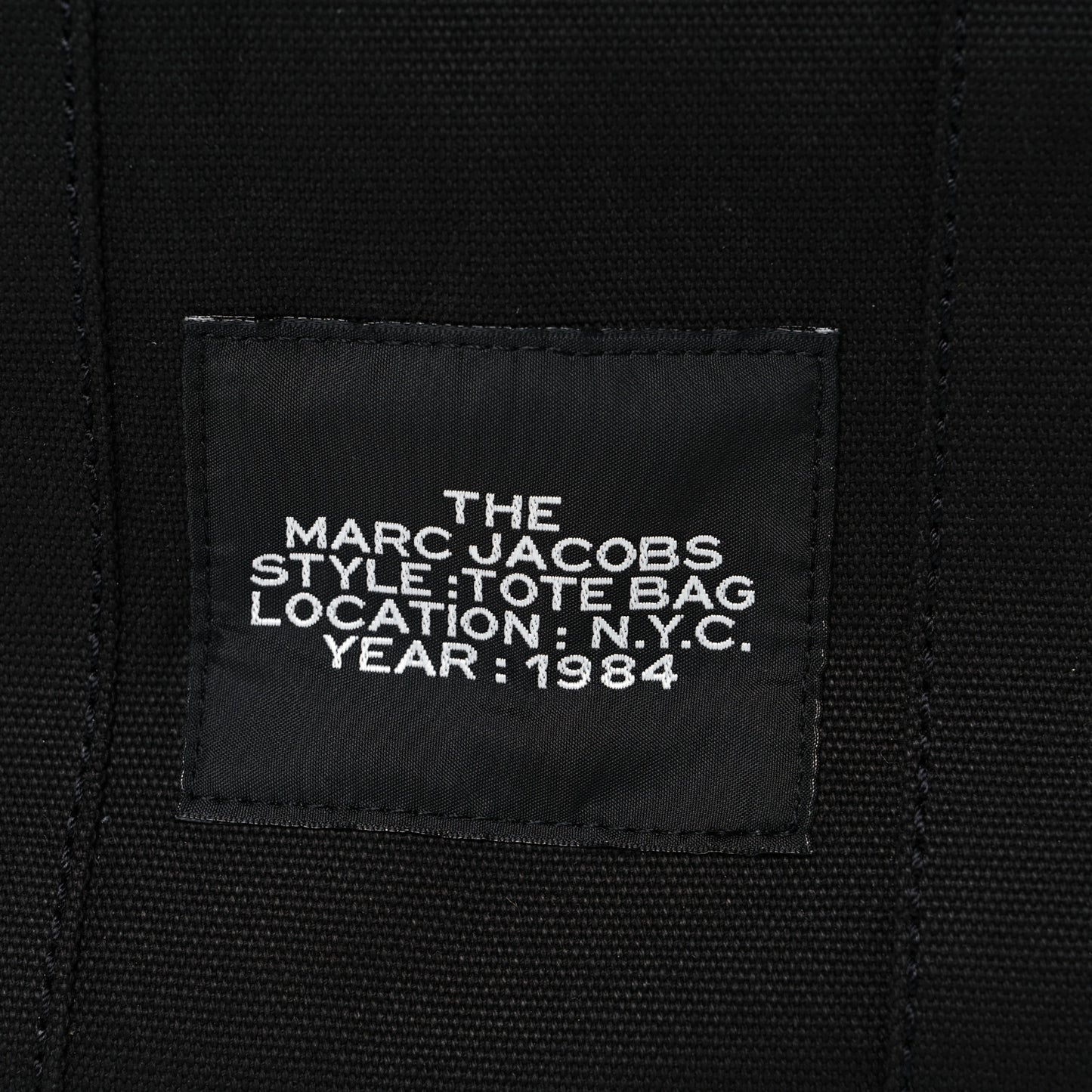 Cotton Canvas Mini The Traveler Tote Bag Black