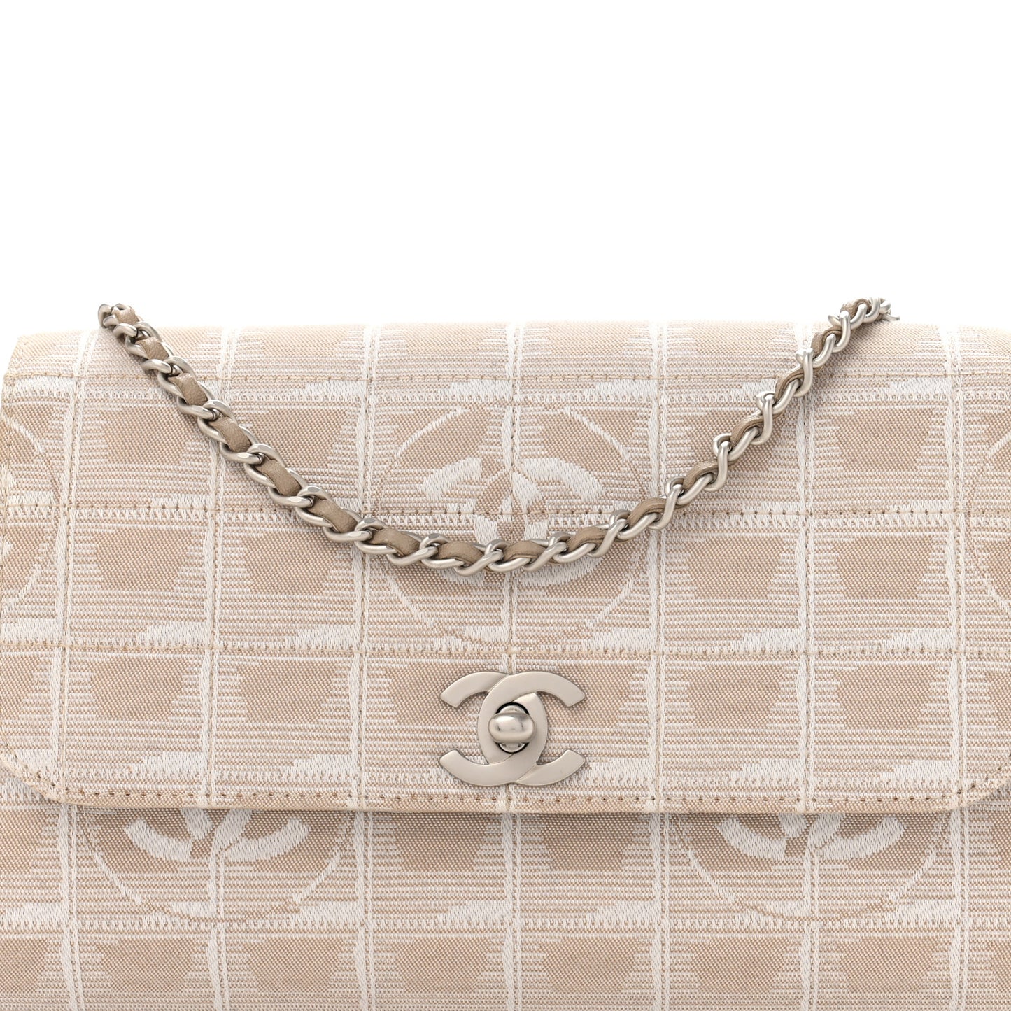 Nylon Travel Accordion Flap Beige