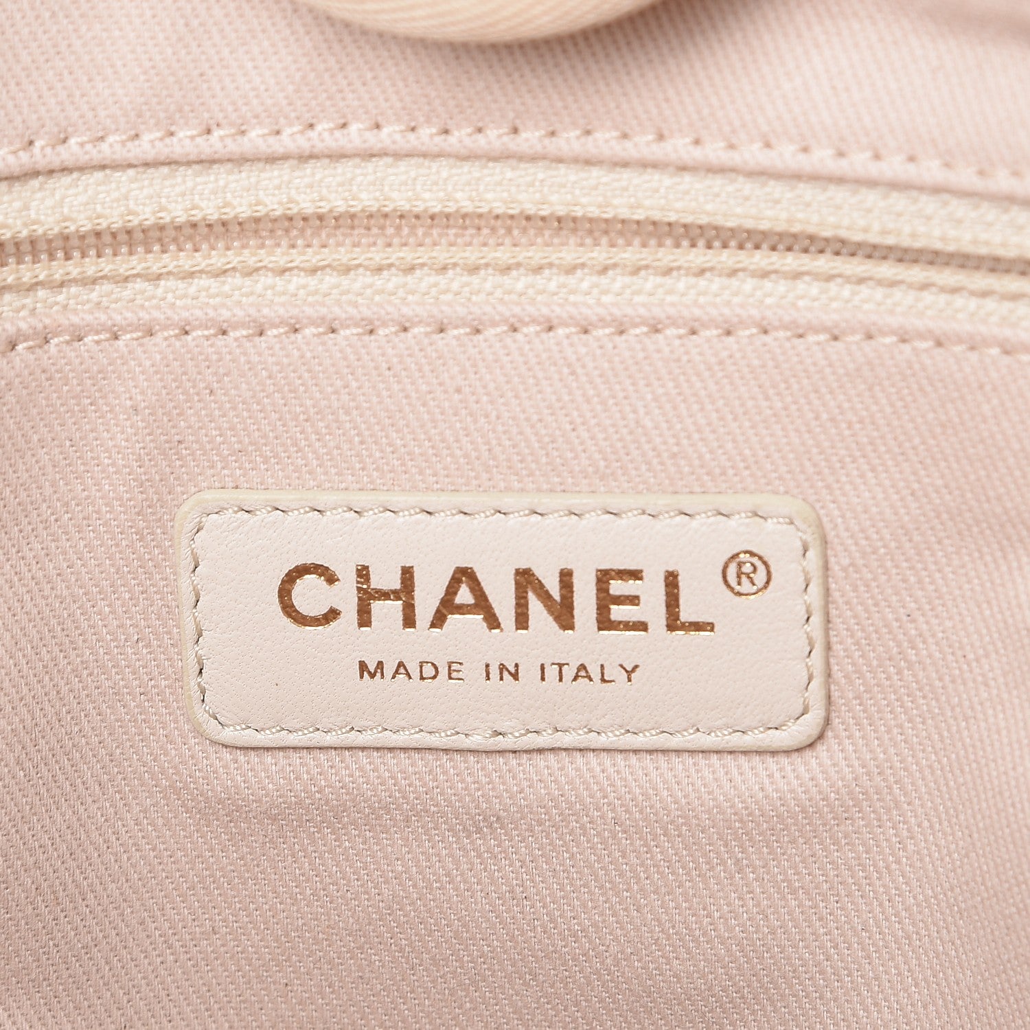 Chanel Woven Straw Raffia Small Deauville Tote Light Beige 6 of 7