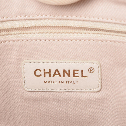 Chanel Woven Straw Raffia Small Deauville Tote Light Beige 6 of 7