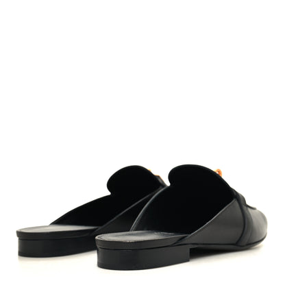 Hermes Goatskin Oz Mules 40 Black 4 of 9