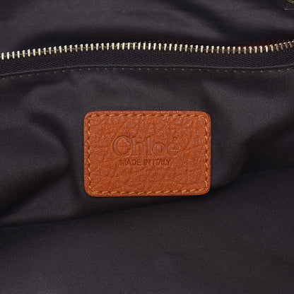 Chloe Grained Calfskin Brooke Satchel Orange 6 of 17