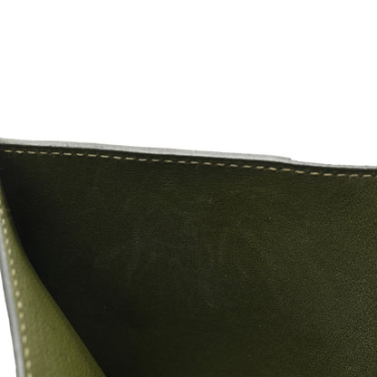 Hermes Chevre Mysore Kelly Medium Wallet Vert Veronese 8 of 9