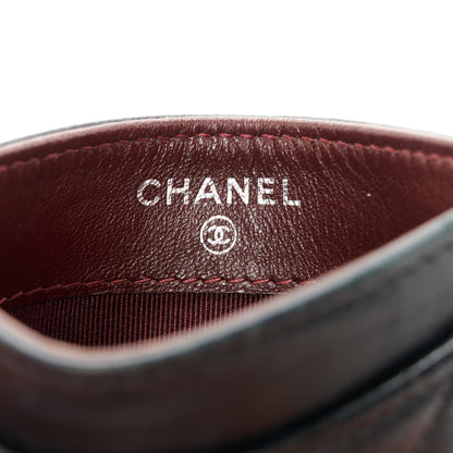 Chanel Lambskin Quilted Card Holder Black 6 of 9