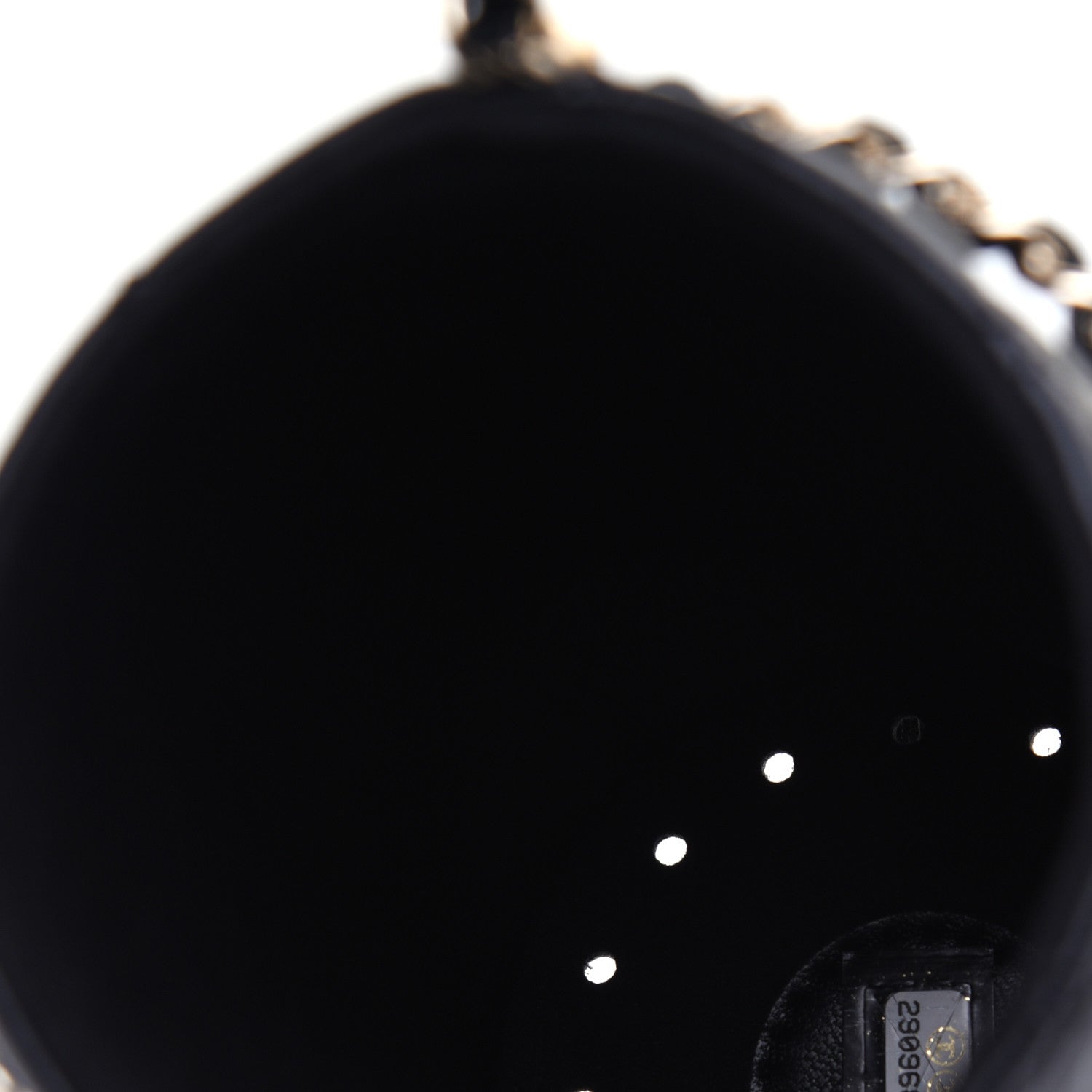 Chanel Lambskin Quilted CC To Drink Water Bottle Black Gold 8 of 15