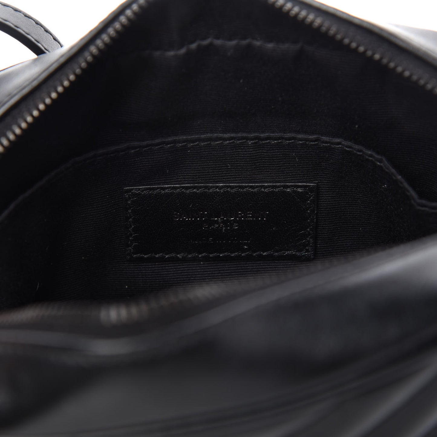Calfskin Matelasse Monogram Lou Belt Bag Black