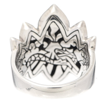 John Hardy Sterling Silver 18K Yellow Gold Naga Ring 54 7 3 of 5