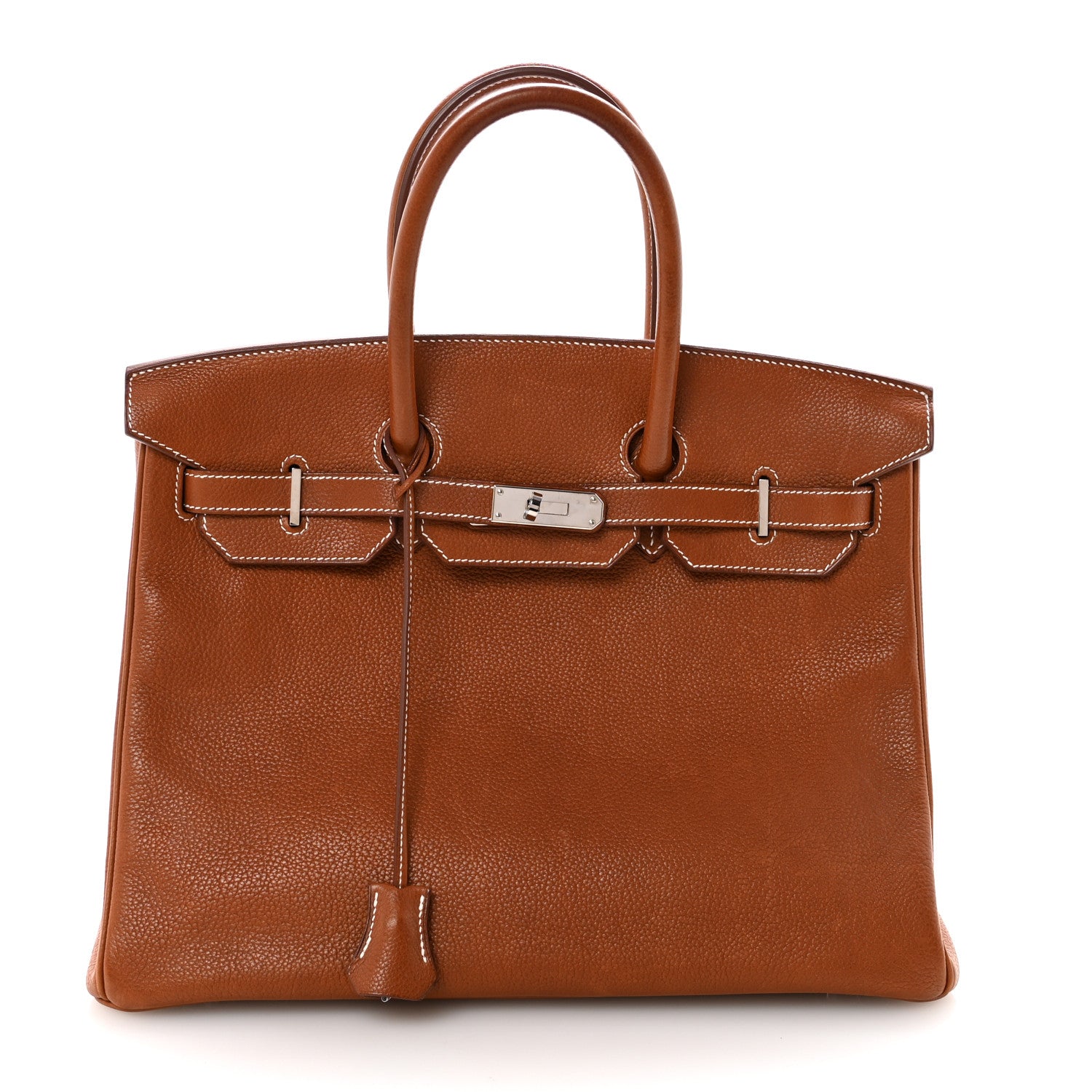 Hermes Natural Barenia Faubourg Birkin 35 Fauve 1 of 10
