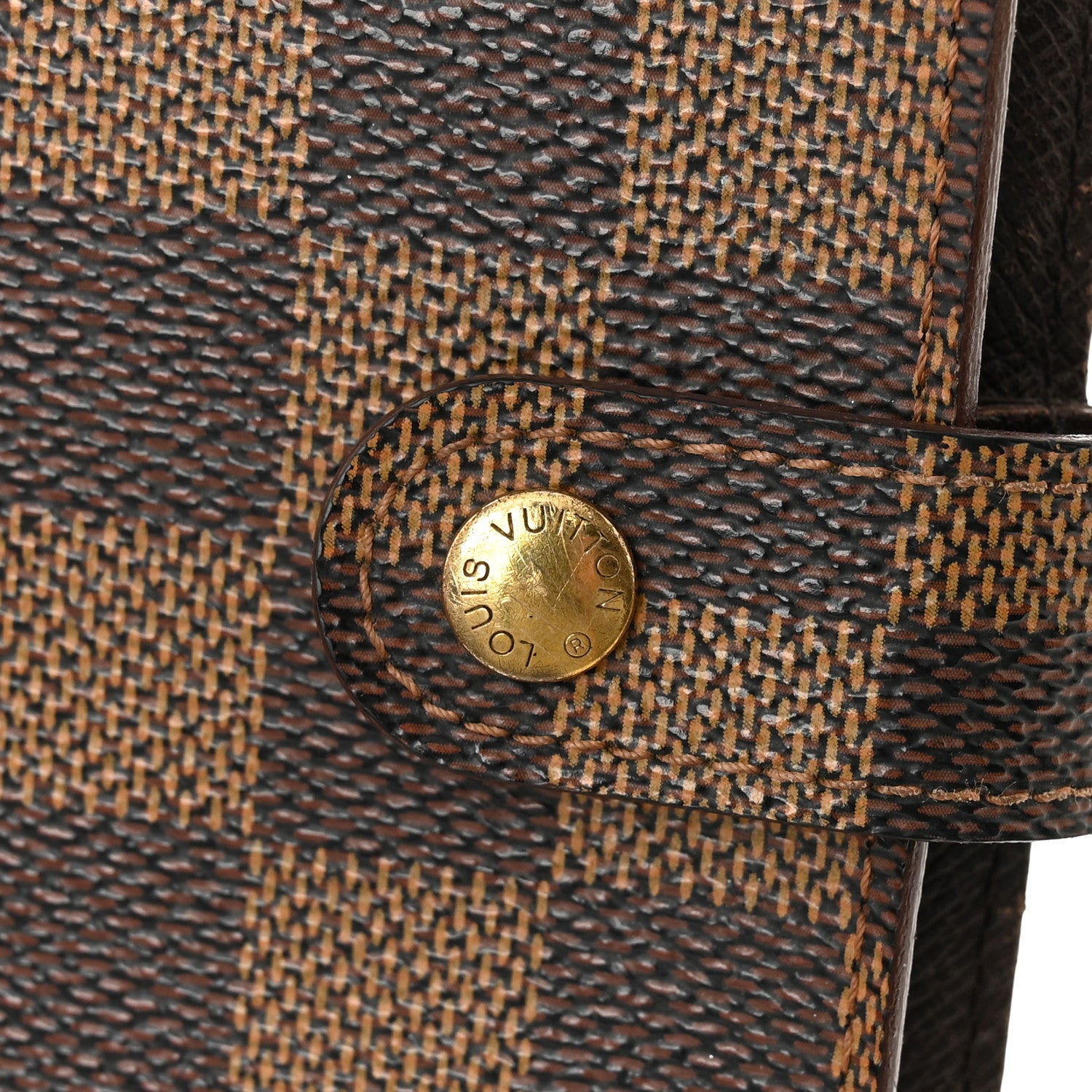 Louis Vuitton Damier Ebene Small Ring Agenda Cover 10 of 12