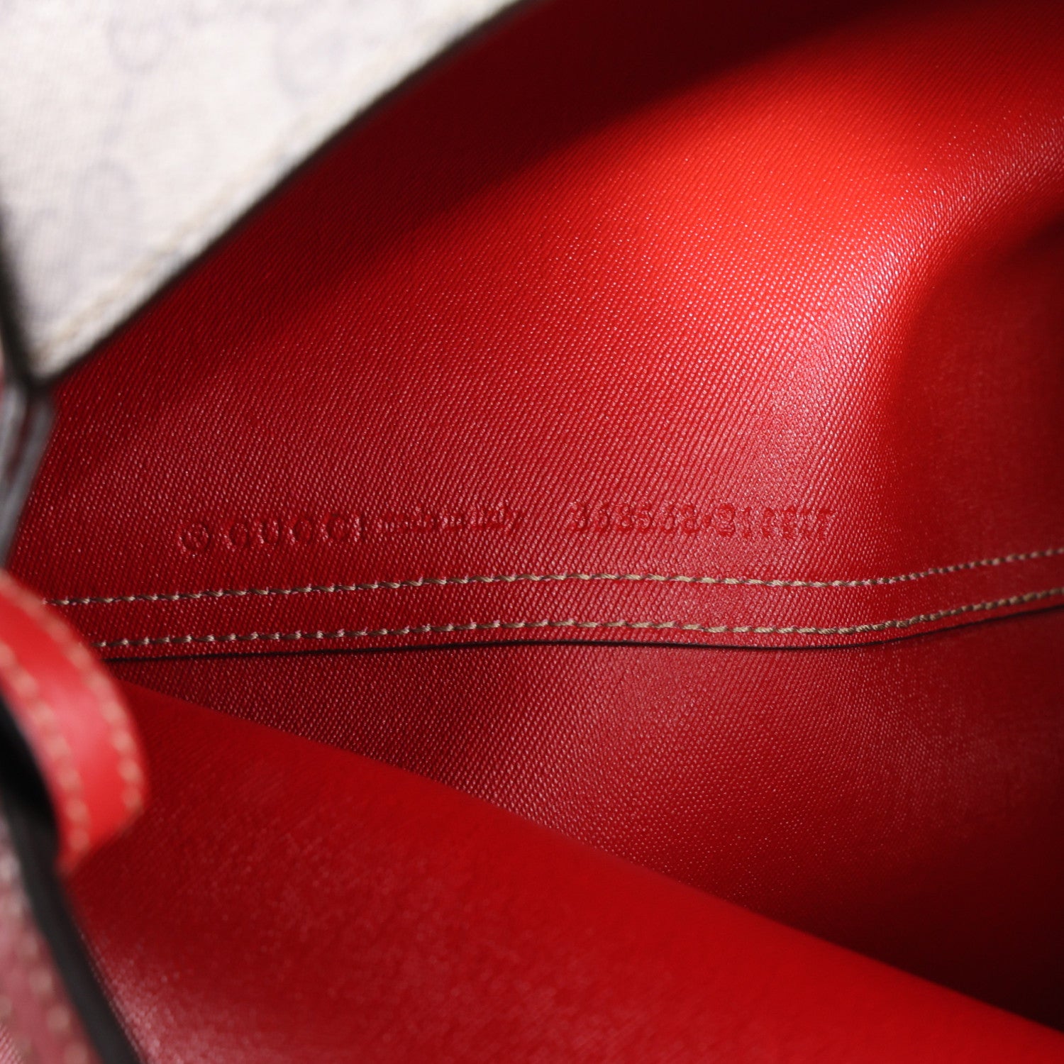 Gucci GG Supreme Monogram Medium Reversible Tote Beige Red 7 of 10