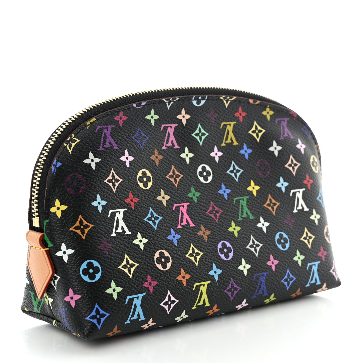 Monogram Multicolor Cosmetic Pouch Black Grenade