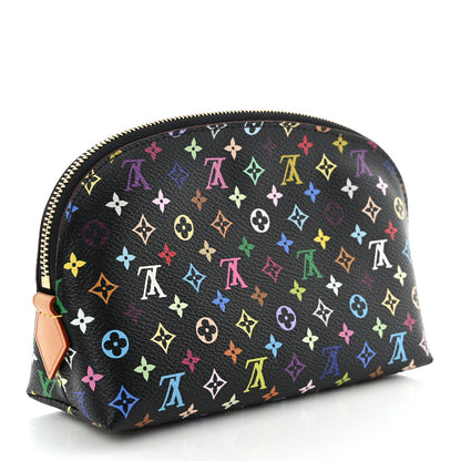 Louis Vuitton Monogram Multicolor Cosmetic Pouch Black Grenade 3 of 7