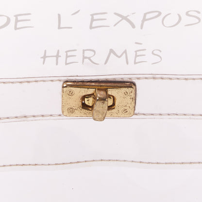 Hermes Vinyl Souvenir De L'Exposition Kelly Transparent 7 of 7