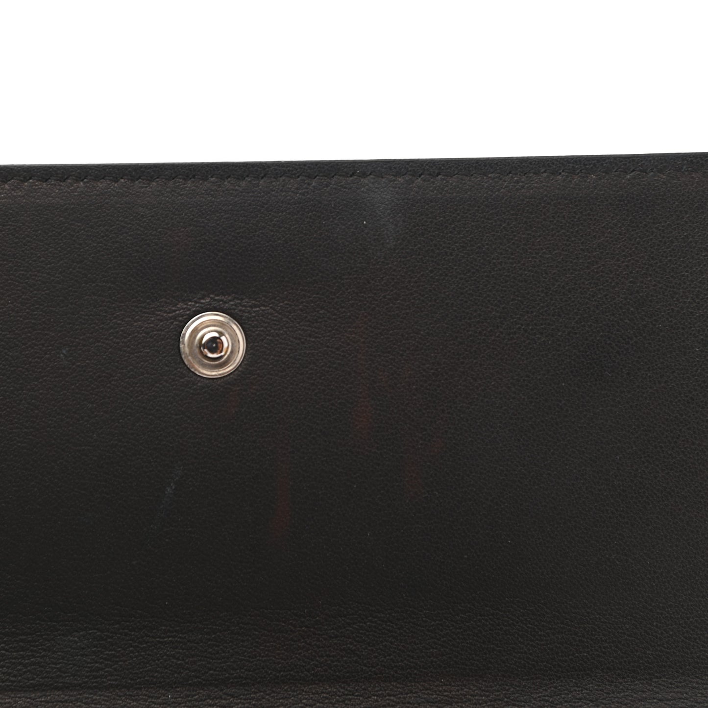 Smooth Calfskin Horizon Continental Wallet Black