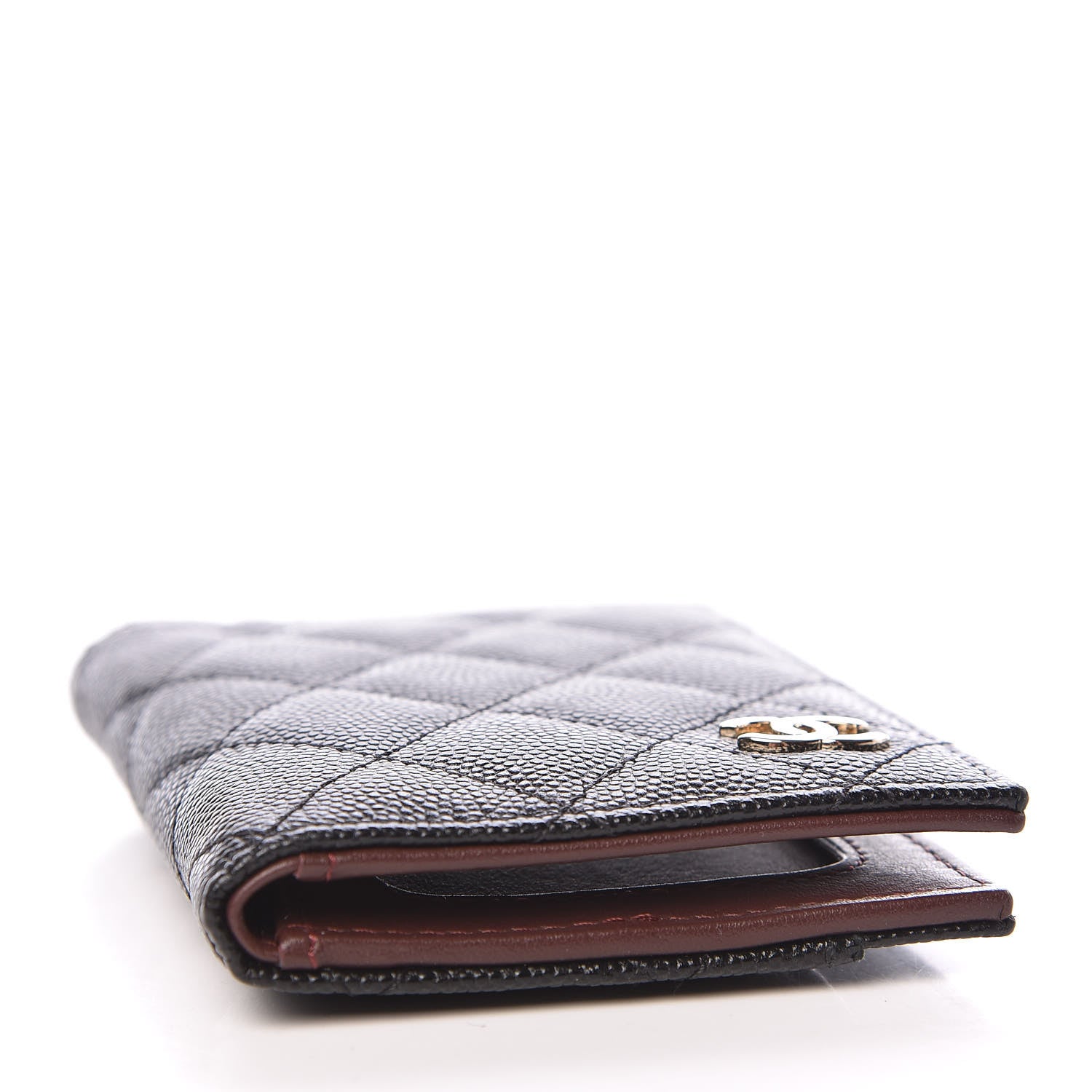 Chanel Caviar Quilted Card Holder Wallet Black 4 of 8
