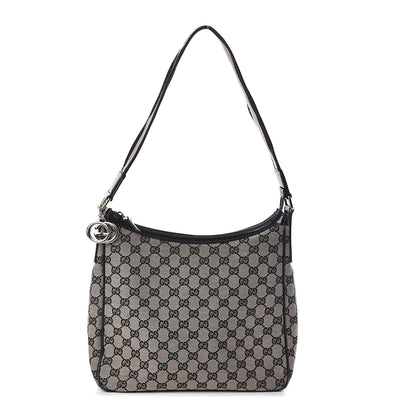 Gucci Monogram Shoulder Bag Navy 1 of 9