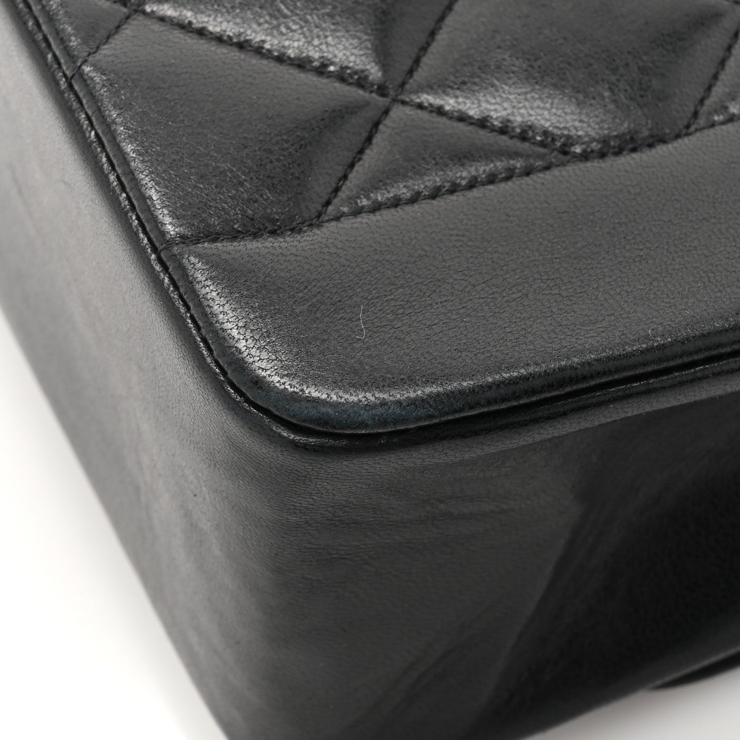 Chanel Lambskin Quilted Medium Single Flap Black 14 of 14
