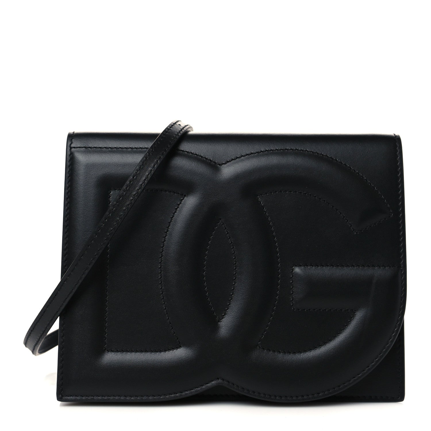 Dolce & Gabbana Calfskin DG Crossbody Black 1 of 5