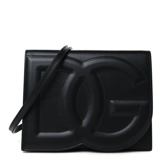 Calfskin DG Crossbody Black