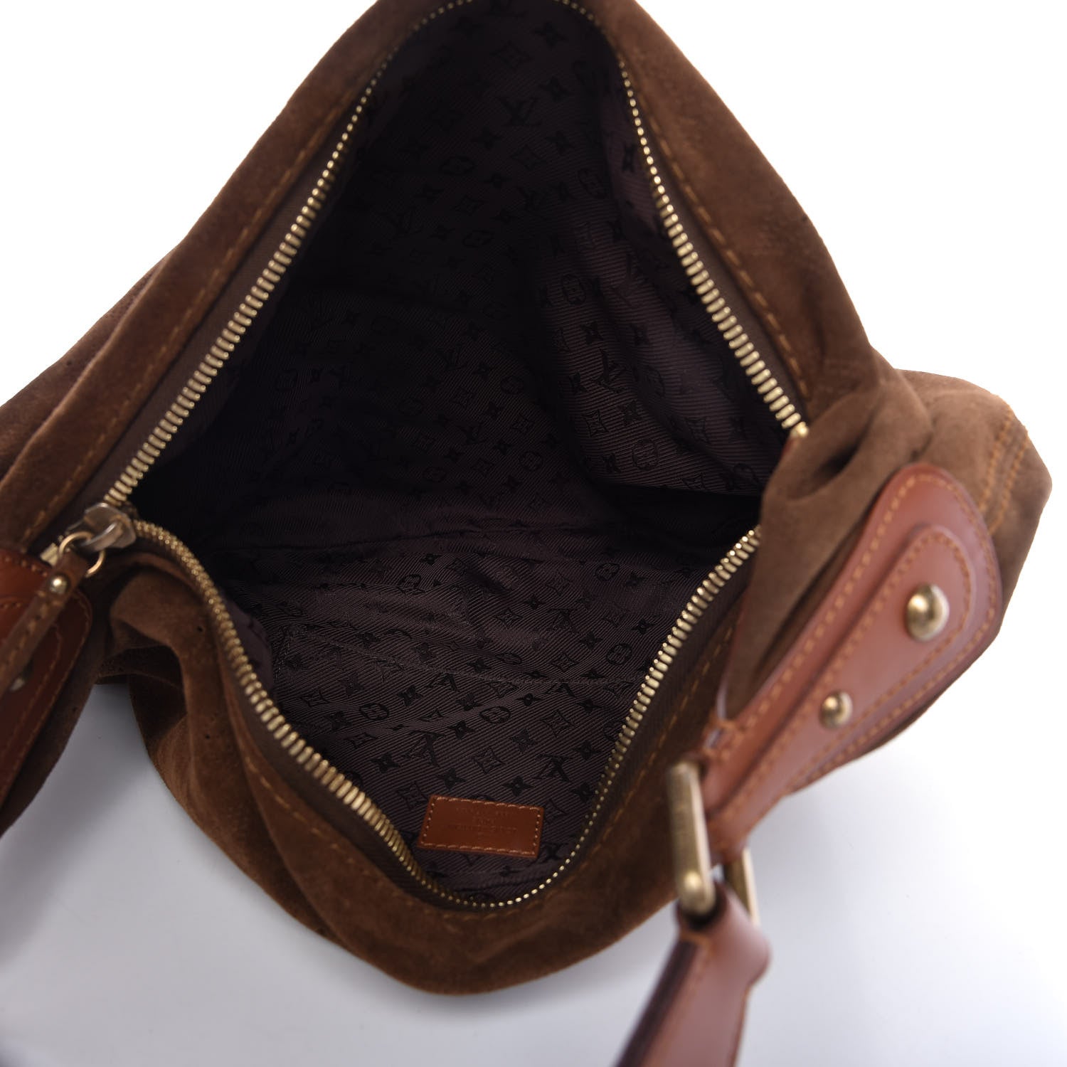Louis Vuitton Suede Mahina Onatah GM Cacao 5 of 9