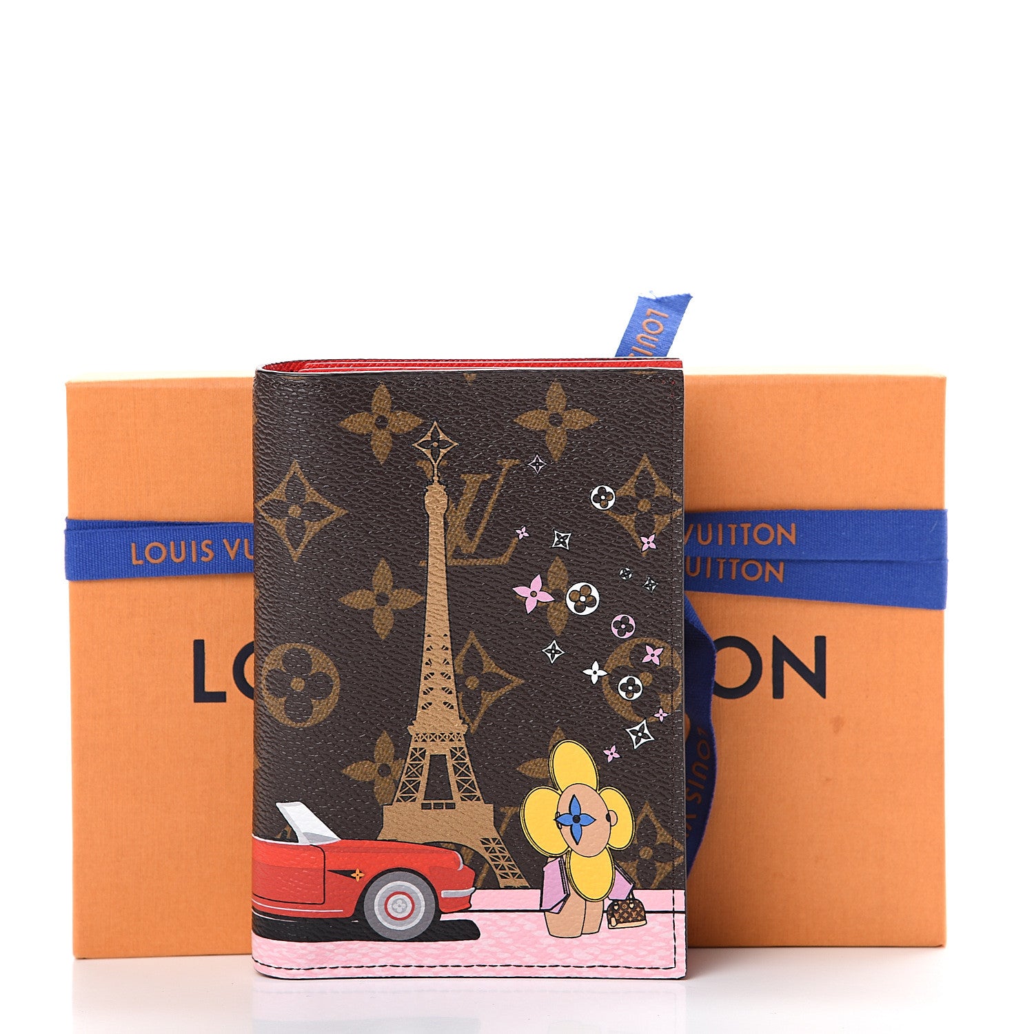 Louis Vuitton Monogram 2019 Christmas Animation Passport Cover Rouge 7 of 7