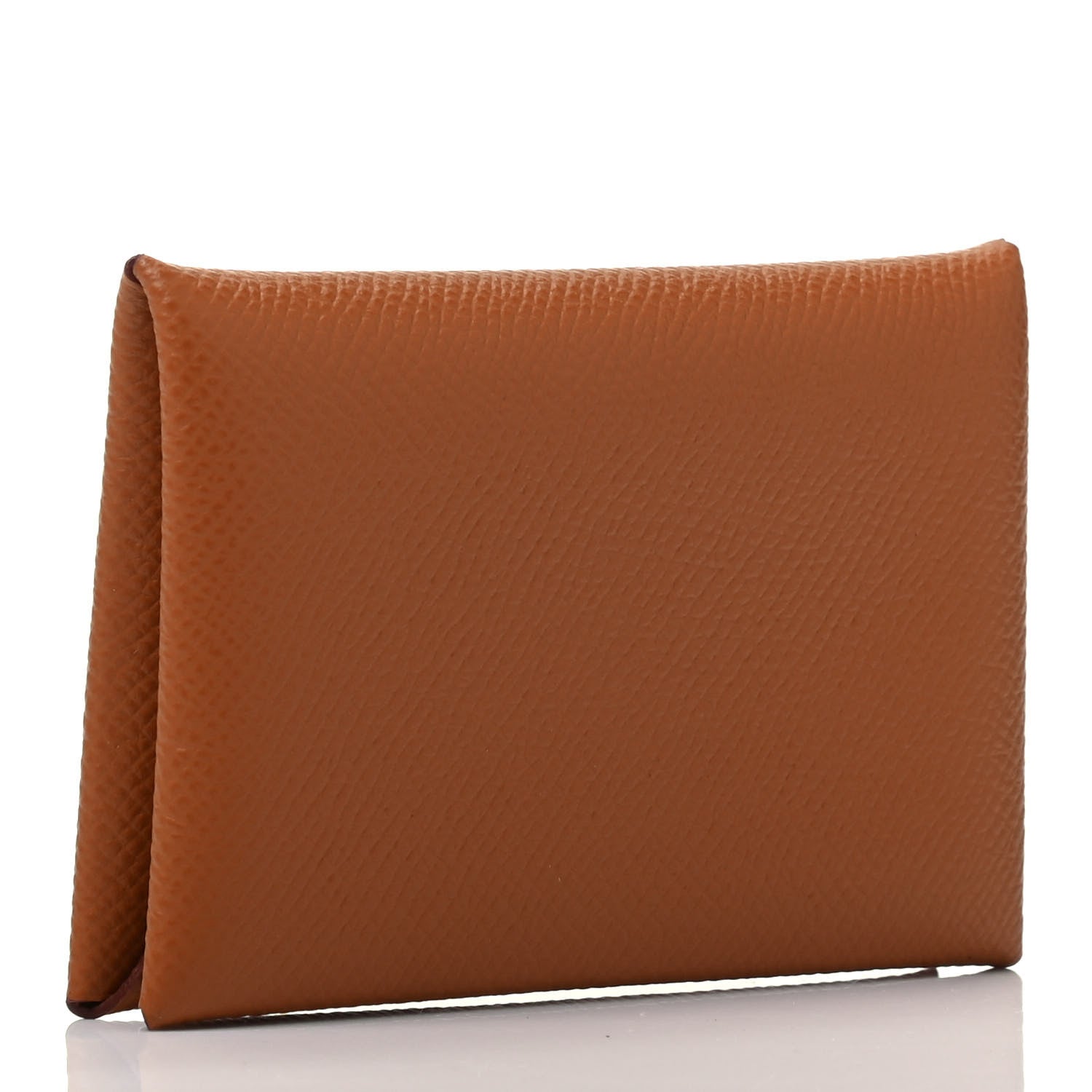 Hermes Epsom Calvi Card Case Gold 3 of 7
