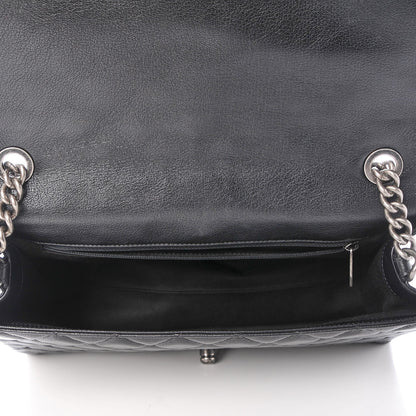 Chanel Goatskin Quilted Large City Rock Flap Black 5 of 8