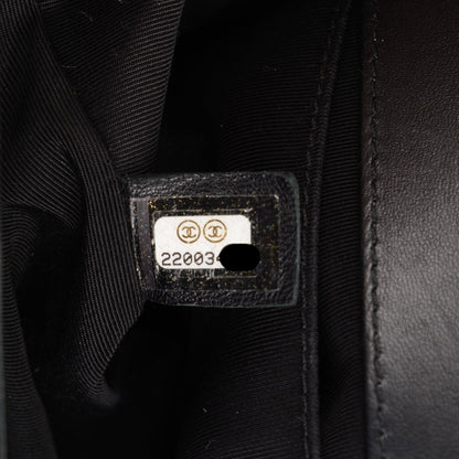 Chanel Lambskin Quilted Medium Boy Flap Black 7 of 7