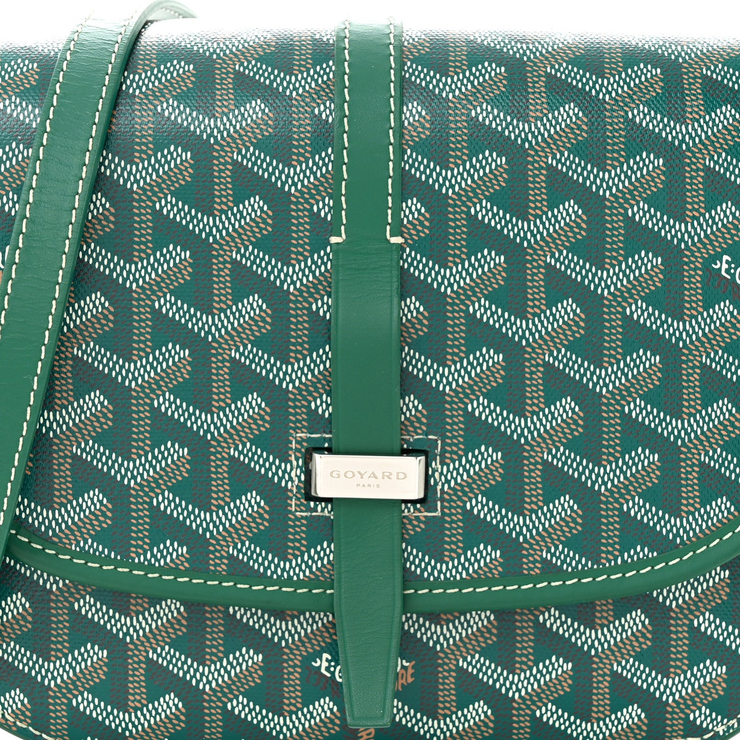 Goyardine Belvedere II PM Messenger Bag Green