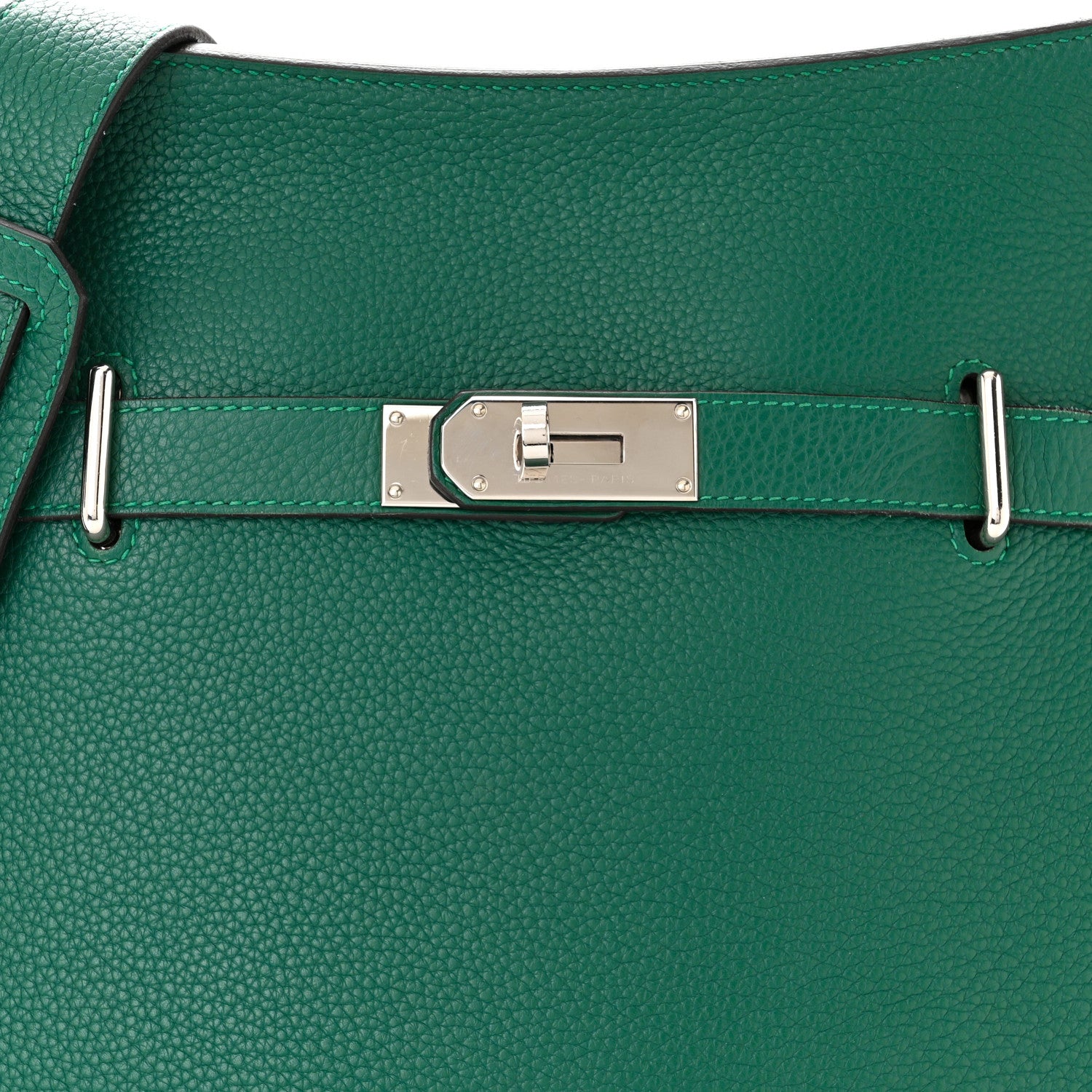 Hermes Taurillon Clemence Jypsiere 34 Malachite 8 of 14