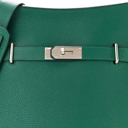 Hermes Taurillon Clemence Jypsiere 34 Malachite 8 of 14