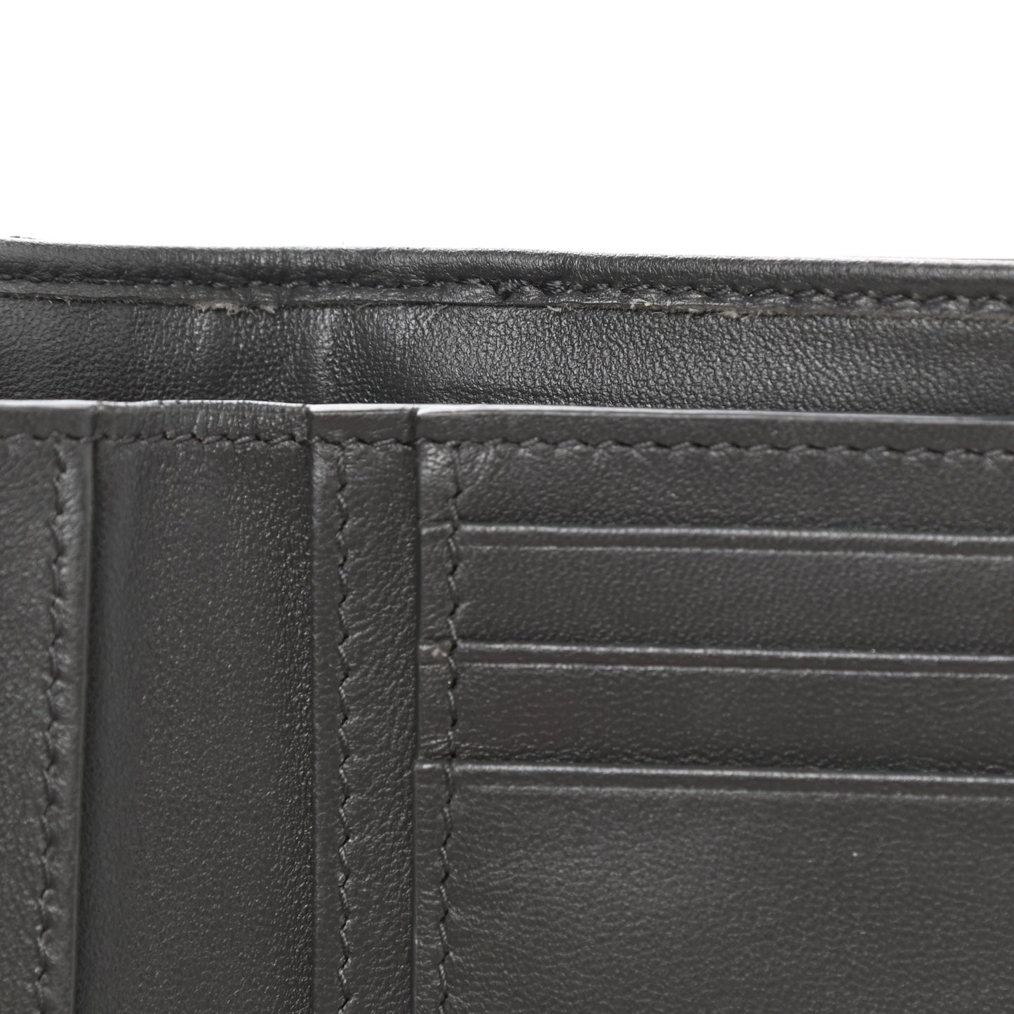 Lambskin Y Quilted Monogram Compact Loulou Wallet Asphalt