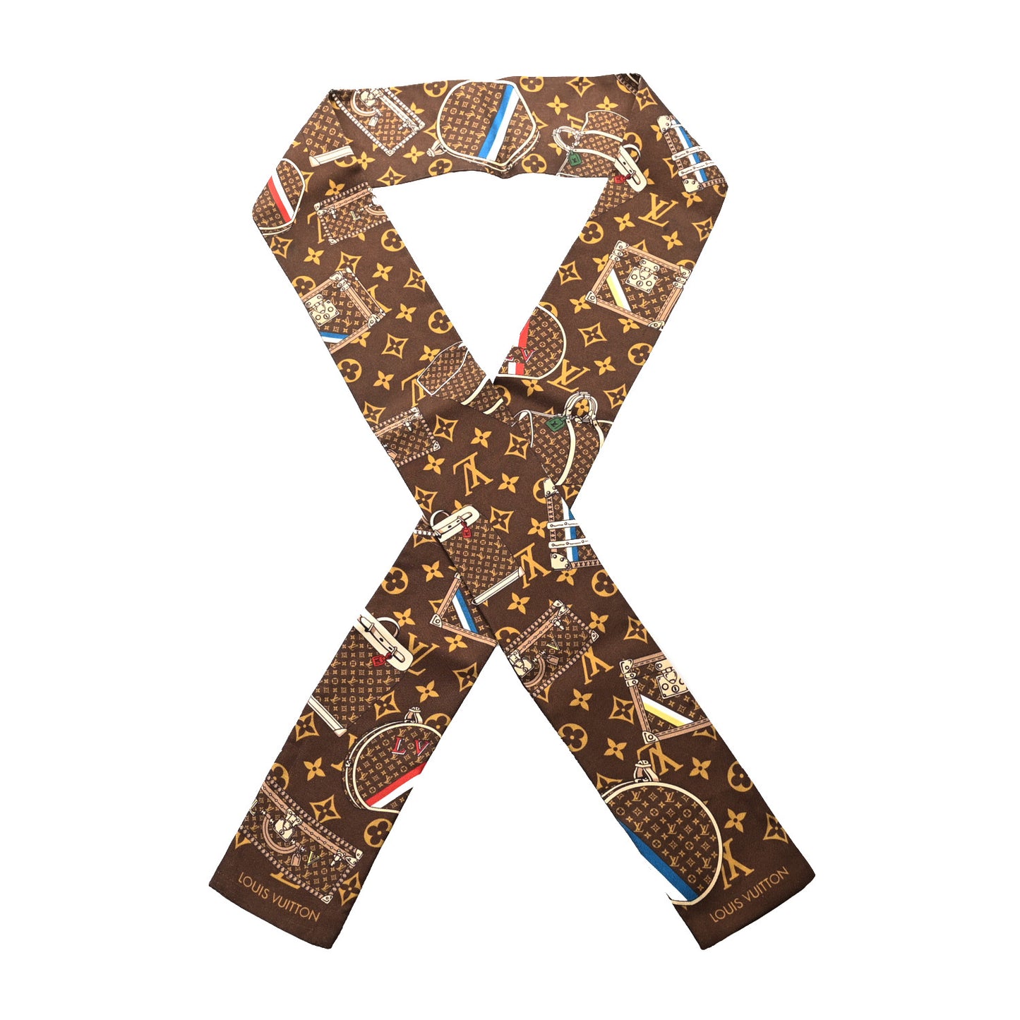 Silk Monogram Trunks Bandeau
